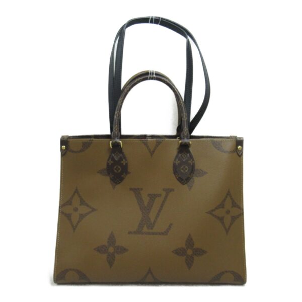 2101218073317 2 Louis Vuitton On the Go MM Tote Bag Monogram Giant Brown