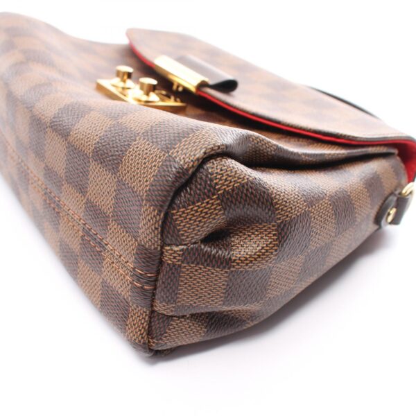 2101218084894 10 Louis Vuitton Croisette Handbag Leather Damier Brown