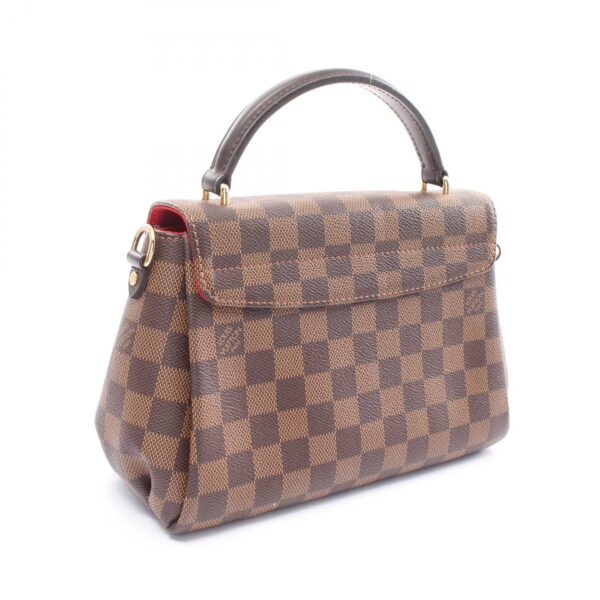 2101218084894 2 Louis Vuitton Croisette Handbag Leather Damier Brown