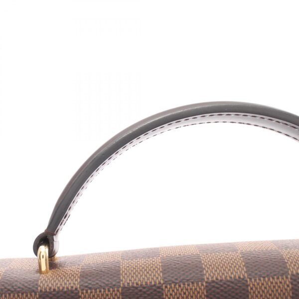 2101218084894 6 Louis Vuitton Croisette Handbag Leather Damier Brown