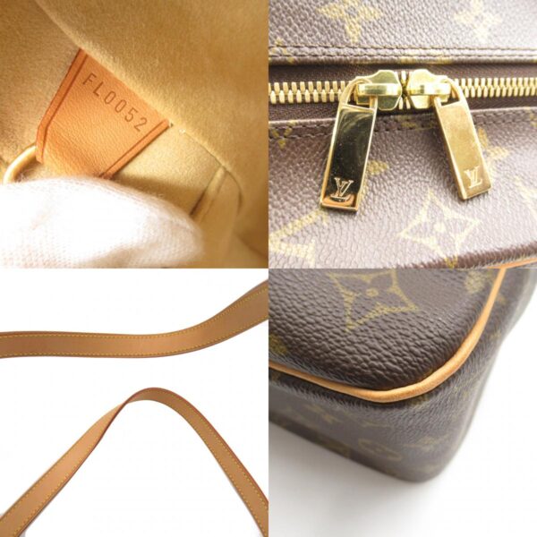 2101218085709 9c Louis Vuitton Cité GM Monogram Shoulder Bag Brown