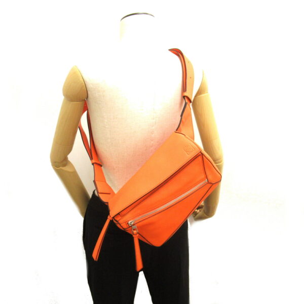 2101218094336 6 Loewe Puzzle Bum Bag Small Waist Bag Leather Orange Neon