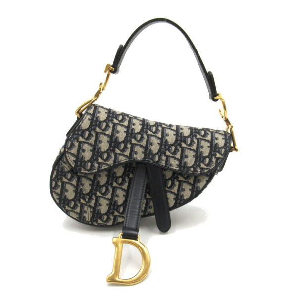 2101218103212 1 Dior Saddle Bag Handbag Navy