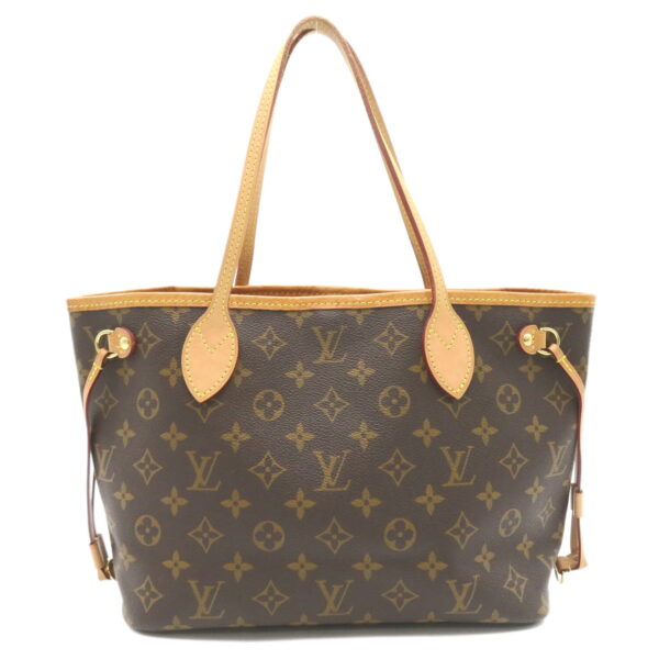 2101218105483 2 Louis Vuitton Neverfull PM Monogram Tote Bag Brown