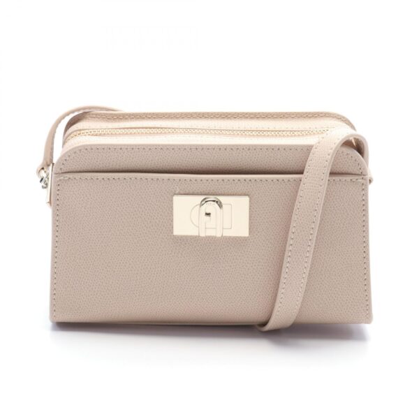 2101218117905 1 Furla 1927 Mini Crossbody Shoulder Bag Leather Beige