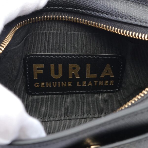 2101218117912 4 Furla Leather Shoulder Bag Black