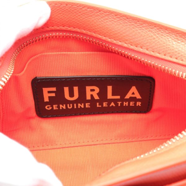 2101218117967 4 Furla 1927 Mini Crossbody Shoulder Bag Leather Orange