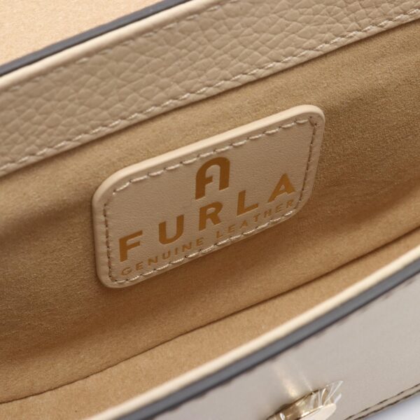 2101218118001 4 Furla Club 2 Mini Handbag Leather Beige