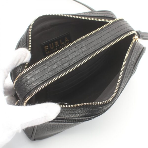 2101218118186 3 Furla Leather Shoulder Bag Black