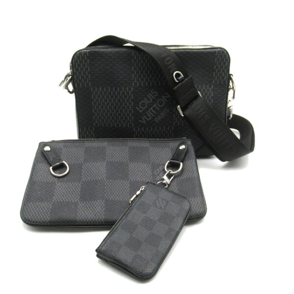 2101218121575 2 Louis Vuitton Trio Messenger Damier Graphite Shoulder Bag