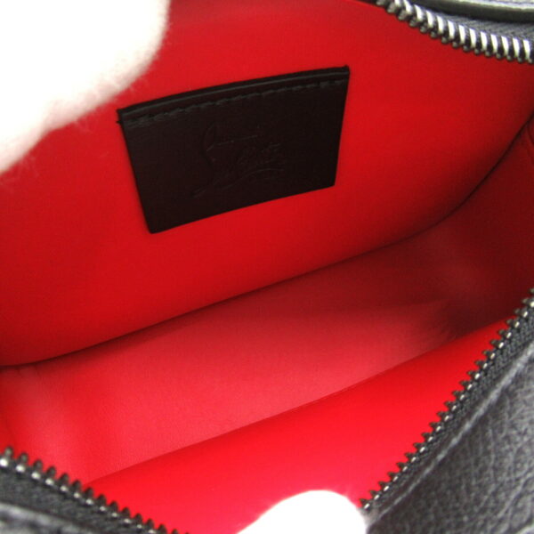 2101218123319 6 Christian Louboutin Shoulder Bag Leather Black Red