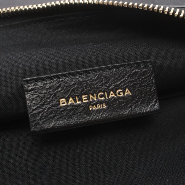 2101218123661 4 Balenciaga Classic Motor Shoulder Bag Clutch Bag Leather Black