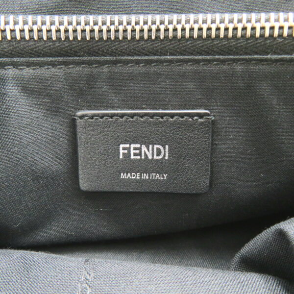 2101218123708 7 Fendi Visible Medium Shoulder Bag Leather Black