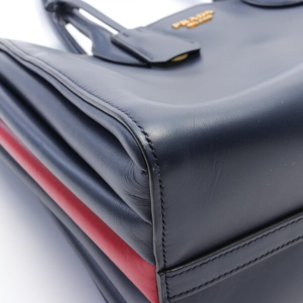 2101218125658 6 Prada City Calf Tote Bag Leather Navy Blue