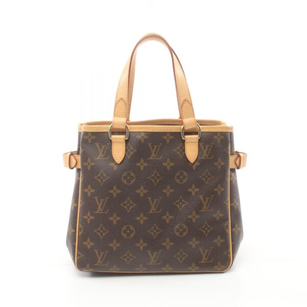 2101218142471 1 Louis Vuitton Batignolles Handbag Leather Monogram Brown