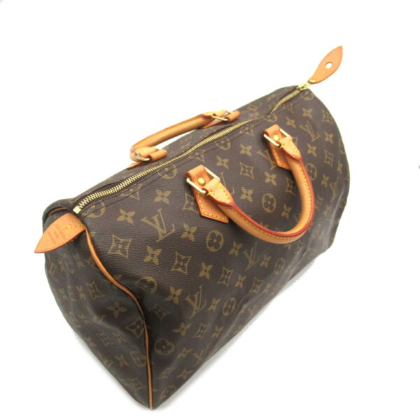 2101218142518 4 Louis Vuitton Speedy 35 Handbag Monogram Brown