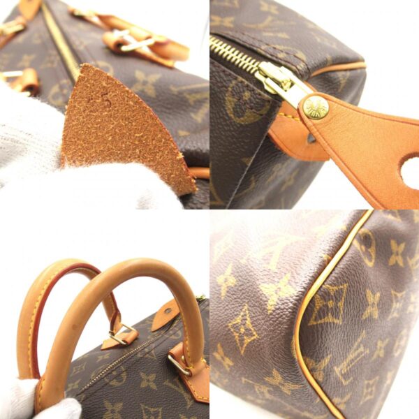 2101218142518 9c Louis Vuitton Speedy 35 Handbag Monogram Brown