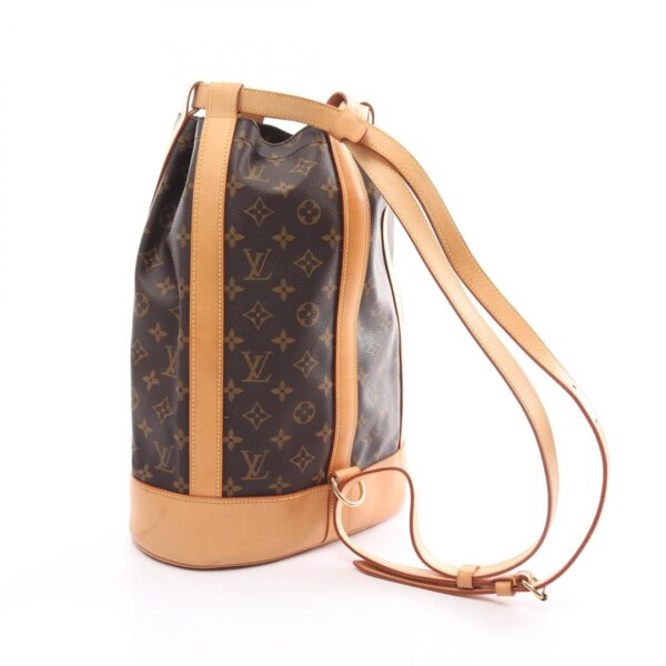 2101218142631 2 Louis Vuitton Randonnée PM Leather Shoulder Bag Monogram Brown