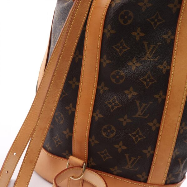 2101218142631 7 Louis Vuitton Randonnée PM Leather Shoulder Bag Monogram Brown