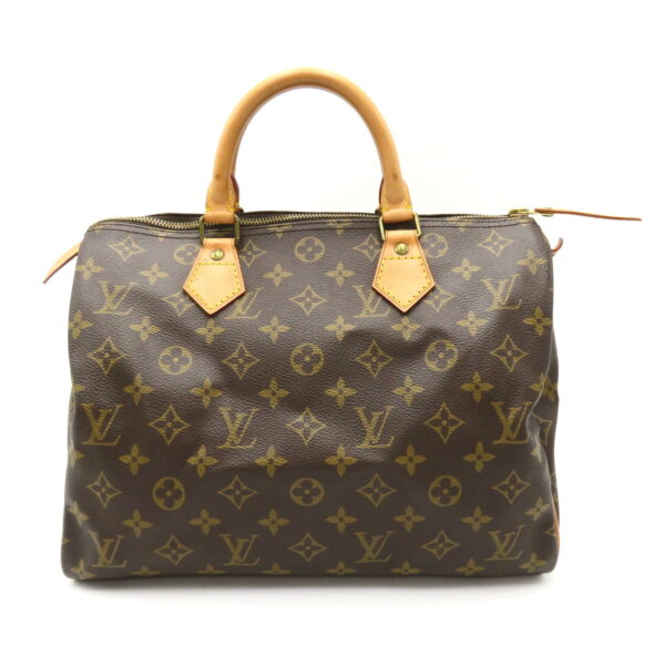 2101218143119 1 Louis Vuitton Speedy 30 Monogram Handbag Brown