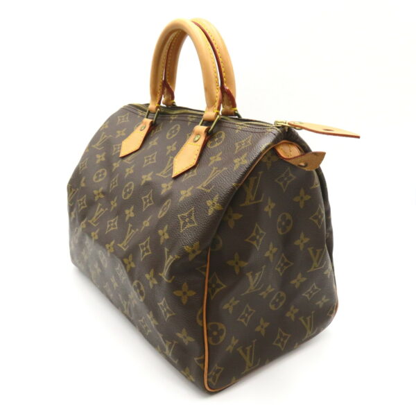 2101218143119 3 Louis Vuitton Speedy 30 Monogram Handbag Brown