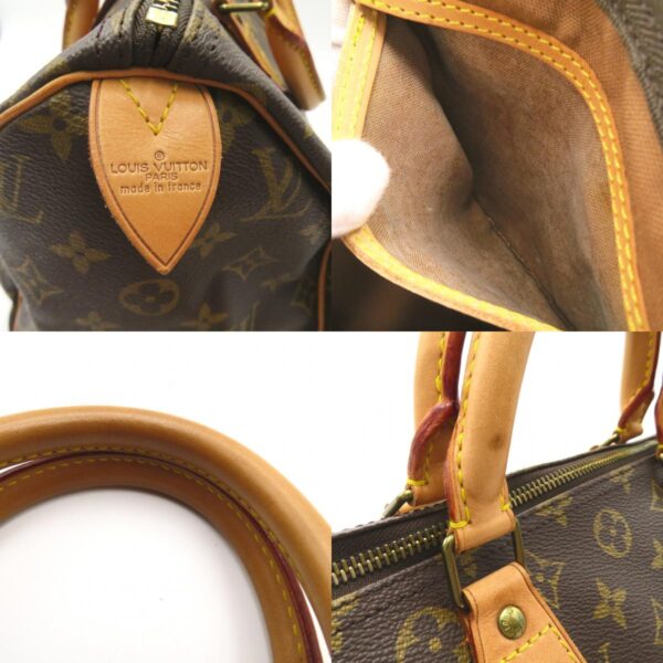 2101218143119 9c Louis Vuitton Speedy 30 Monogram Handbag Brown