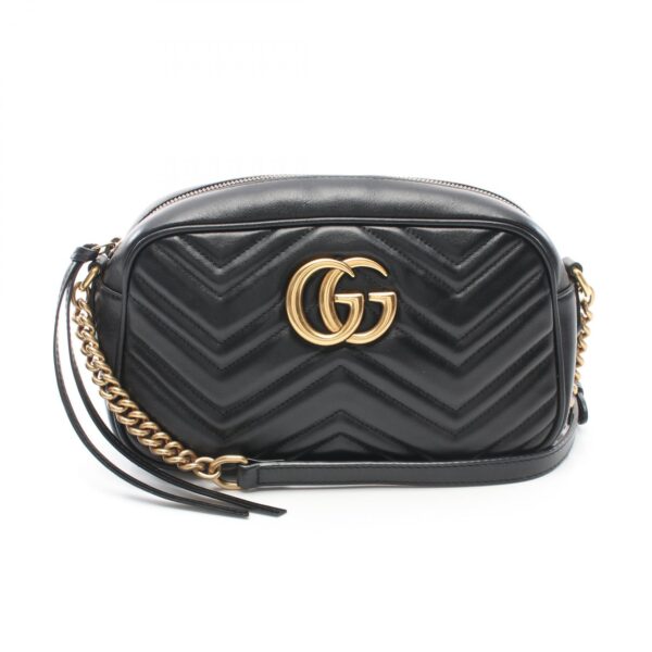 2101218143645 1 Gucci GG Marmont Shoulder Bag Black