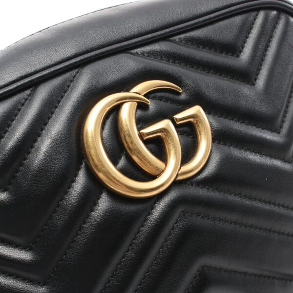 2101218143645 5 Gucci GG Marmont Shoulder Bag Black