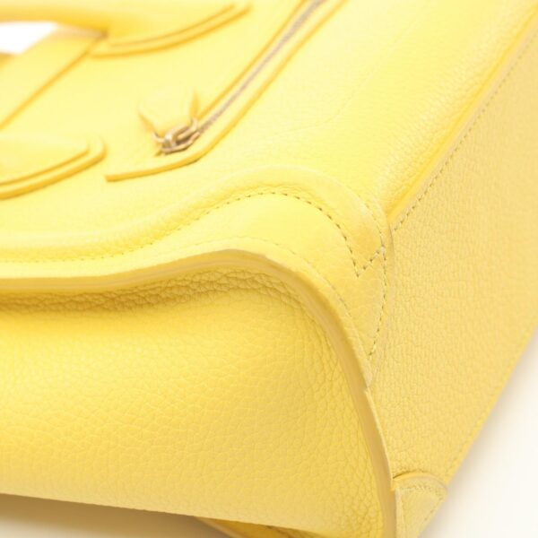 2101218143768 8 Celine Leather Nano Shopper Handbag Yellow