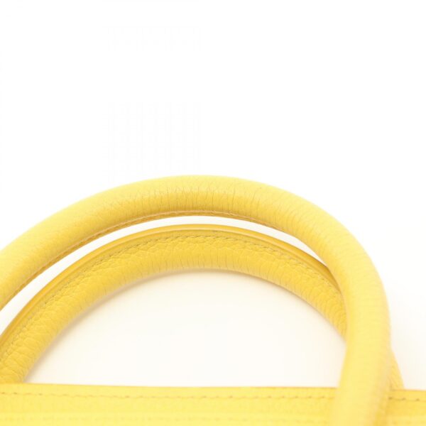 2101218143768 9 Celine Leather Nano Shopper Handbag Yellow