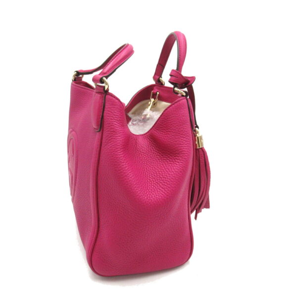 2101218143966 3 Gucci Soho 2way Shoulder Bag Pink