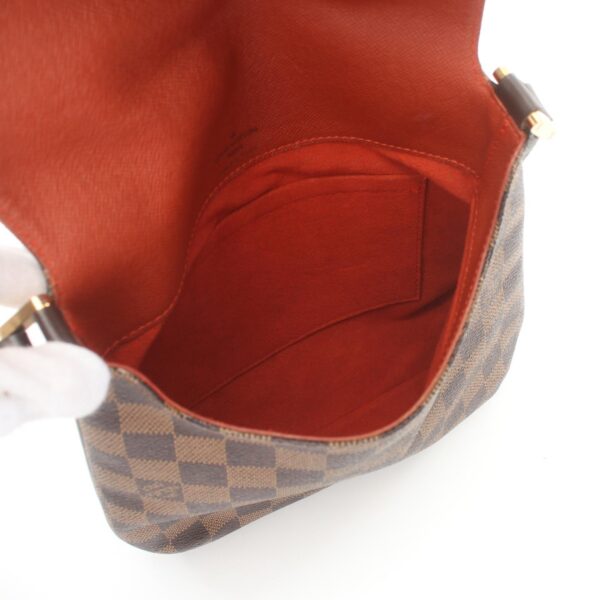 2101218144000 3 Louis Vuitton Musette Salsa Leather Shoulder Bag Damier Brown