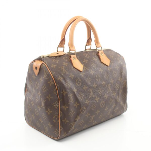 2101218144352 2 Louis Vuitton Speedy 30 Handbag Leather Monogram Brown