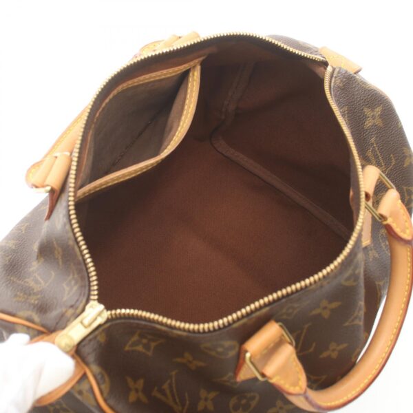 2101218144352 3 Louis Vuitton Speedy 30 Handbag Leather Monogram Brown