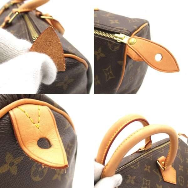 2101218145526 9c Louis Vuitton Speedy 35 Monogram Handbag Brown