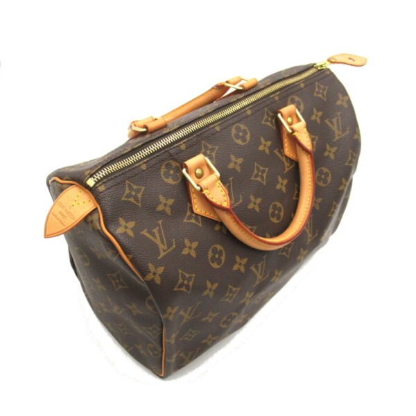 2101218145571 4 Louis Vuitton Speedy 30 Monogram Handbag Brown