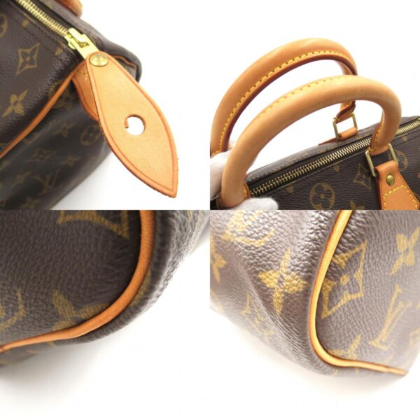 2101218145571 9c Louis Vuitton Speedy 30 Monogram Handbag Brown