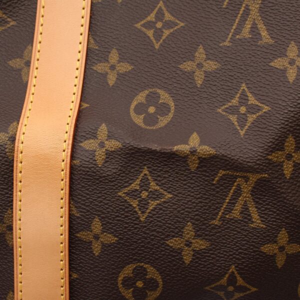 2101218145984 6 Louis Vuitton Keepall 60 Bag Leather Monogram Brown