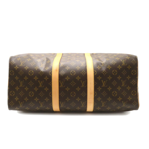 2101218155990 4 Louis Vuitton Keepall Bandouliere 50 Bag Monogram Brown