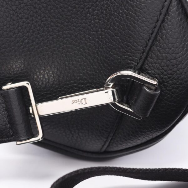 2101218156393 8 Dior Atelier Roller Shoulder Bag Leather Black