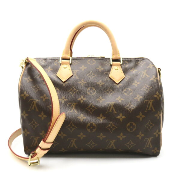 2101218156447 2 Louis Vuitton Speedy Bandouliere 30 2way Bag Brown