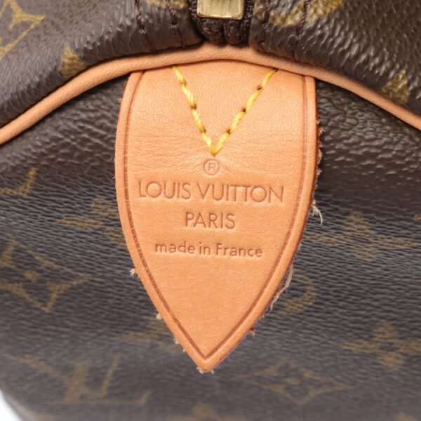 2101218156454 4 Louis Vuitton Speedy 35 Handbag Leather Monogram Brown