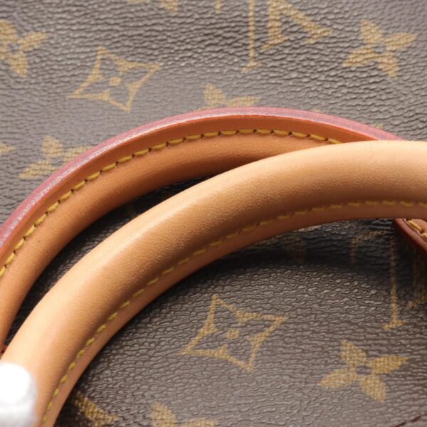 2101218156454 5 Louis Vuitton Speedy 35 Handbag Leather Monogram Brown