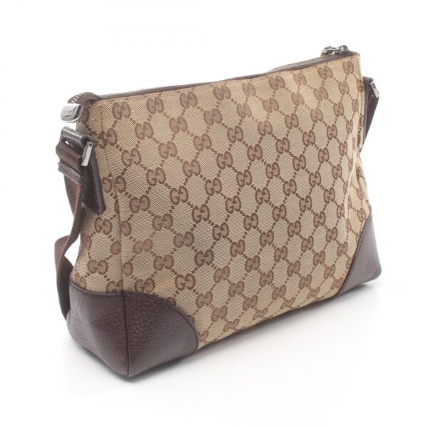 2101218161861 2 Gucci Shoulder Bag Leather Beige Brown