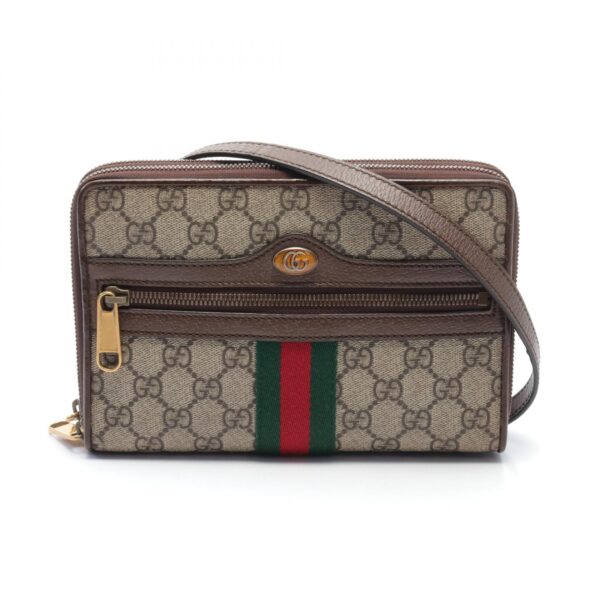 2101218164633 1 Gucci Ophidia GG Supreme Shoulder Bag Brown Multicolor