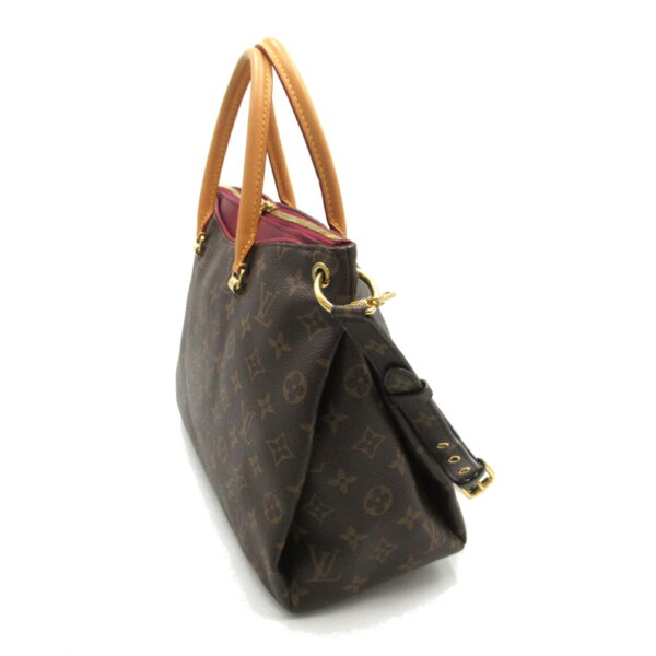 2101218166521 3 Louis Vuitton Pallas Tote Bag Monogram Brown