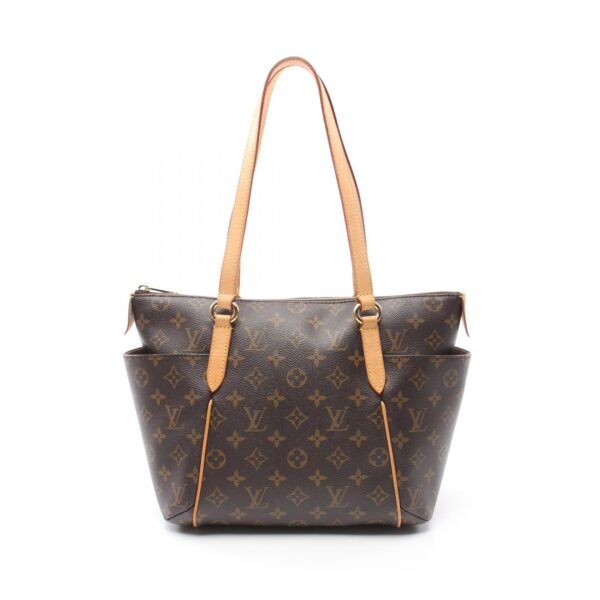 2101218166798 1 Louis Vuitton Totally PM Tote Bag Leather Monogram Brown