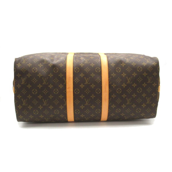 2101218166910 5 Louis Vuitton Keepall Bandouliere 55 Bag Monogram Brown