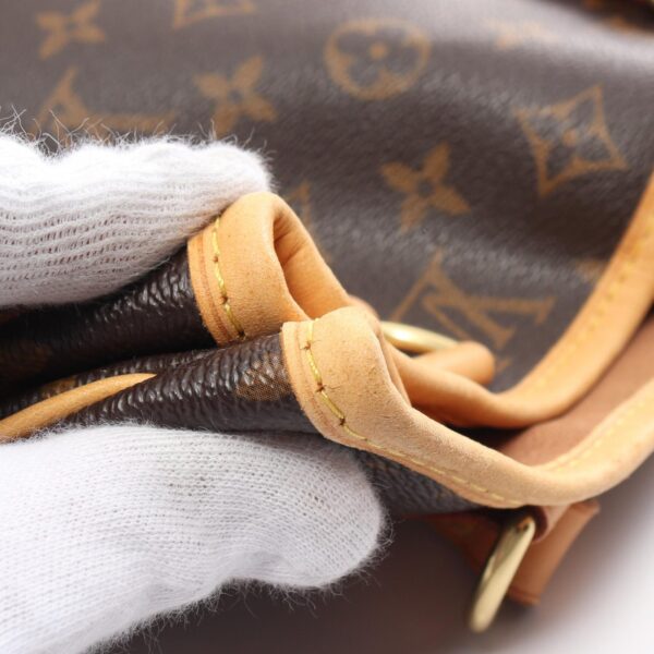 2101218166934 5 Louis Vuitton Batignolles Vertical Tote Bag Leather Monogram Brown