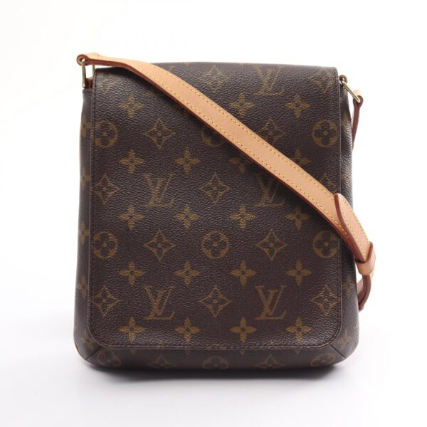 2101218167139 1 Louis Vuitton Musette Salsa Shoulder Bag Leather Monogram Brown